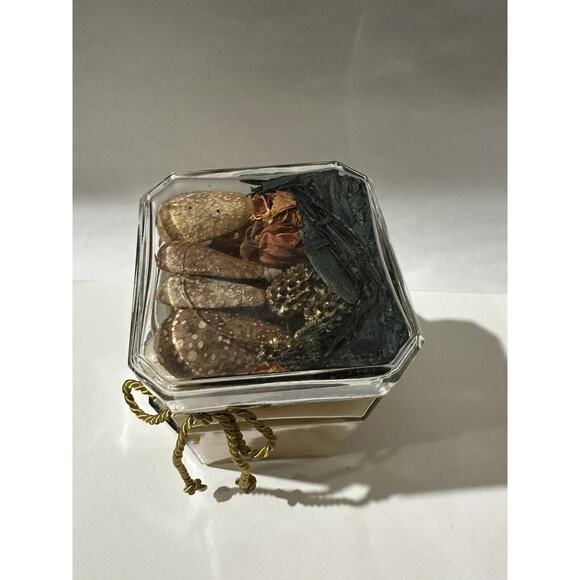 Colonial Candle Of Cape Cod Spiced Fruit Pillar Candle In Jar Potpourri Lid RARE - Picture 4 of 8